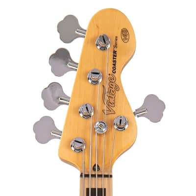 Vintage V495 Coaster Series 5-String Bass Guitar Pack ~ 3 Tone Sunburst image 8