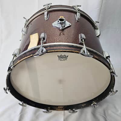 Ludwig Classic Series 22x14 Bass Drum Sparkling Burgundy Pearl image 2