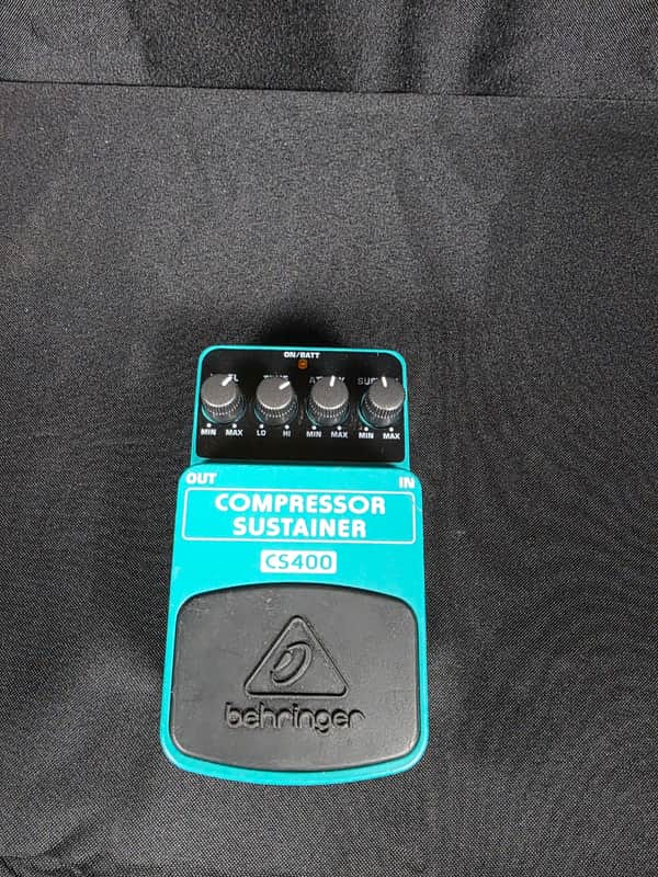 Behringer CS400 Compressor Sustainer Pedal 2010s - Standard image 1