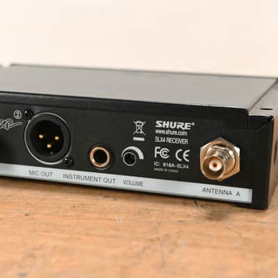 Shure SLX4 Wireless Receiver - H5 Band: 518-542 MHz (NO POWER SUPPLY) CG01SDU image 6