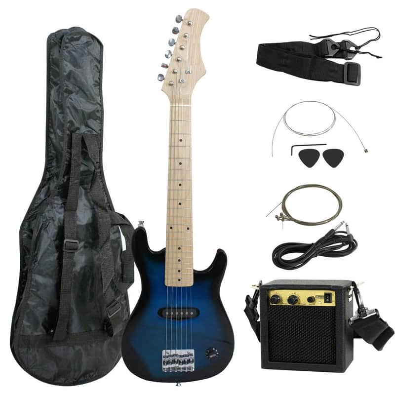 30" Electric Guitar Starter Kit for Kids w/5W Amp, Picks, Strap & Accessory Kit image 1