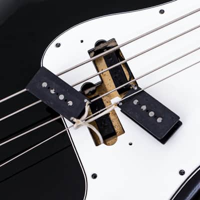 1982 Fender JV Precision Bass ‘62 Vintage Reissue PB62-75 Black w/ Case & Tags, Japan MIJ Fujigen image 20