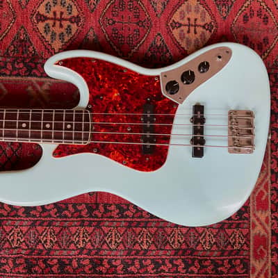 Fender Jazz Bass 1966 - Sonic Blue refin image 2