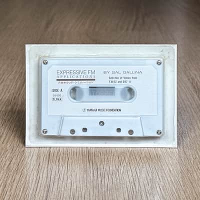 Yamaha DX7II & TX81Z Cassette Tape Selection of Voices by Sal Gallina - Expressive FM Applications // NOS SEALED!
