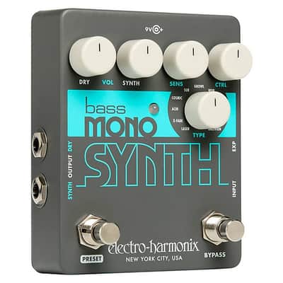 Electro-Harmonix Bass Mono Synth Bass Monophonic Synthesizer Pedal, BASS MONO SYN image 10