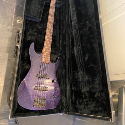 Hamer Slammer 5-String Bass 2010s Purple Sparkle image 1