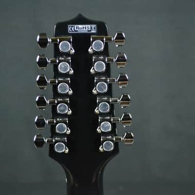 Takamine GD-30CE 12-string acoustic-electric guitar - Black image 8