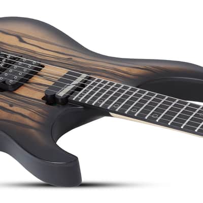 Schecter C-1 FR-S Pale Moon Natural Satin with Black Burst image 4
