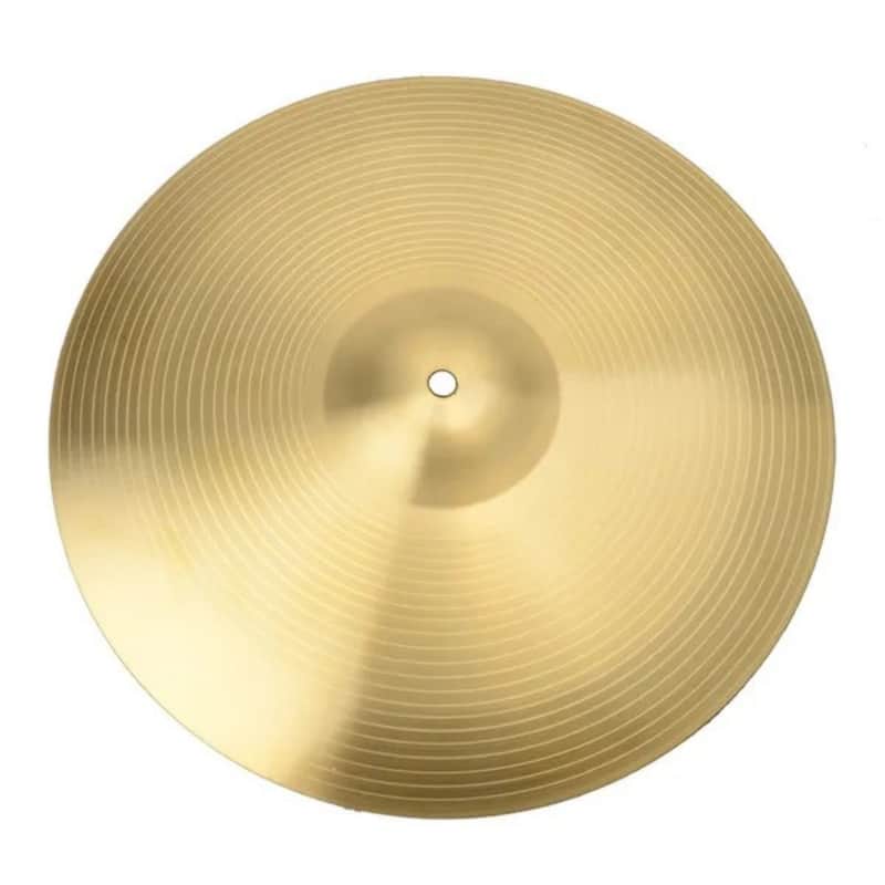 16" Crash Cymbal 0.7mm Copper Alloy – Bright Tone Drum Cymbal for Drum Set, Practice & Live Performance image 1