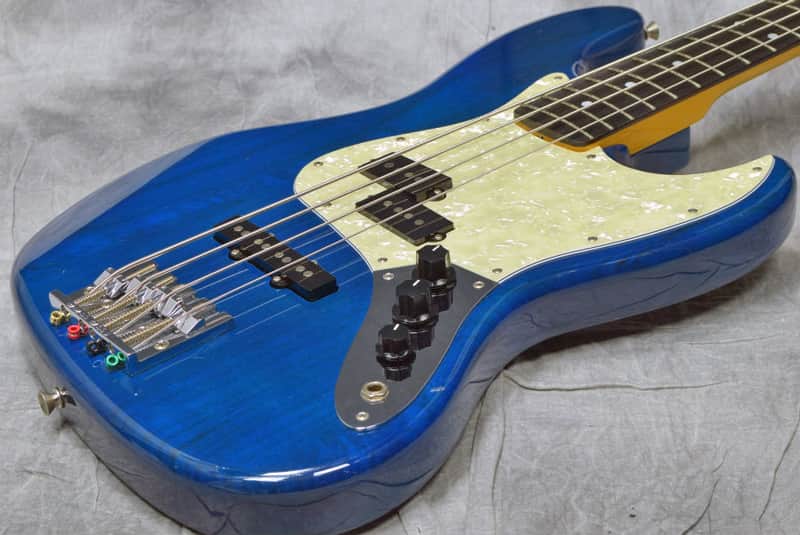 Fender Japan Jazz Bass JB62-PJ BD MH Translucent Blue | Reverb
