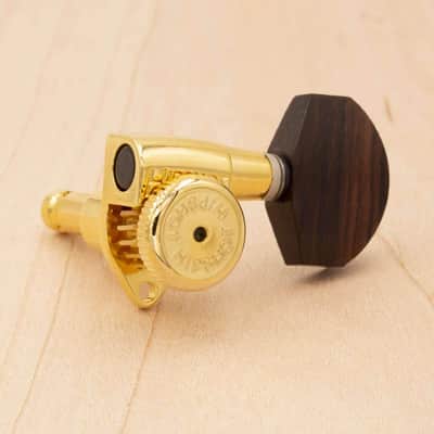 Tone Ninja Genuine Rosewood Large Tuner Buttons (6) fits Hipshot/Grover/Kluson Revolution/Graph Tech Ratio
