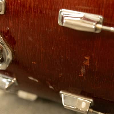 1980s Pearl All-Maple "MLX" Rosewood Lacquer Drum Set image 13