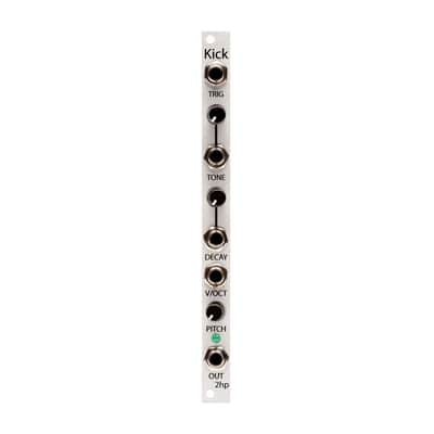 2hp Kick Percussion Module (Silver) image 1