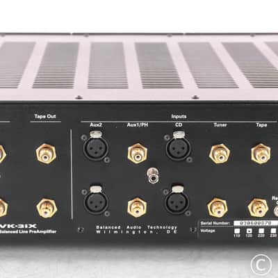 BAT VK-3ix Stereo Tube Preamplifier; Remote; Black; VK3IX (SOLD2) image 6
