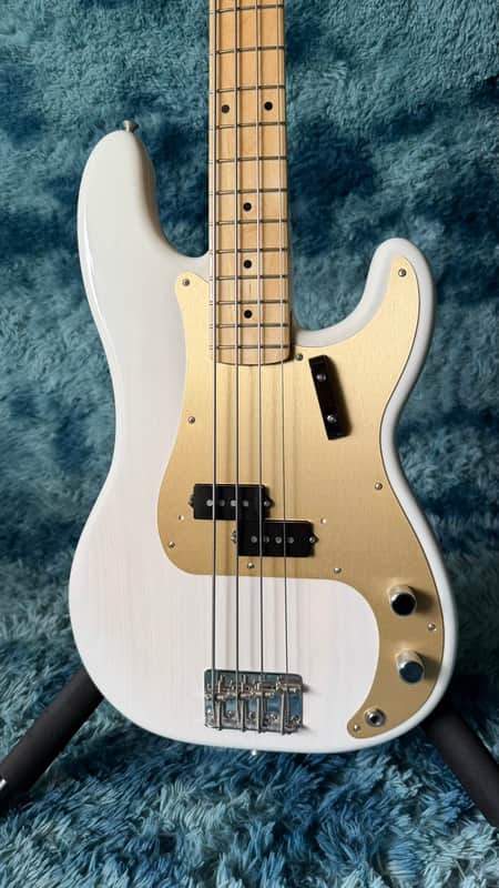 Fender American Original '50s Precision Bass with Maple Fretboard 2018 - White Blonde image 1