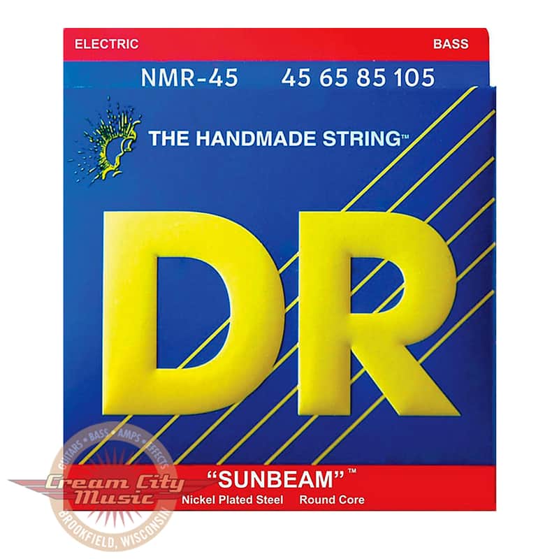 DR Sunbeam Medium Bass Guitar Strings .045-.105 image 1