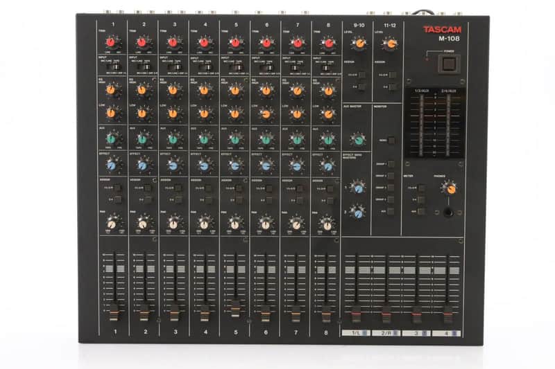 TASCAM M-108 8チャンネル入力アナログミキサー TASCAM M-108 8