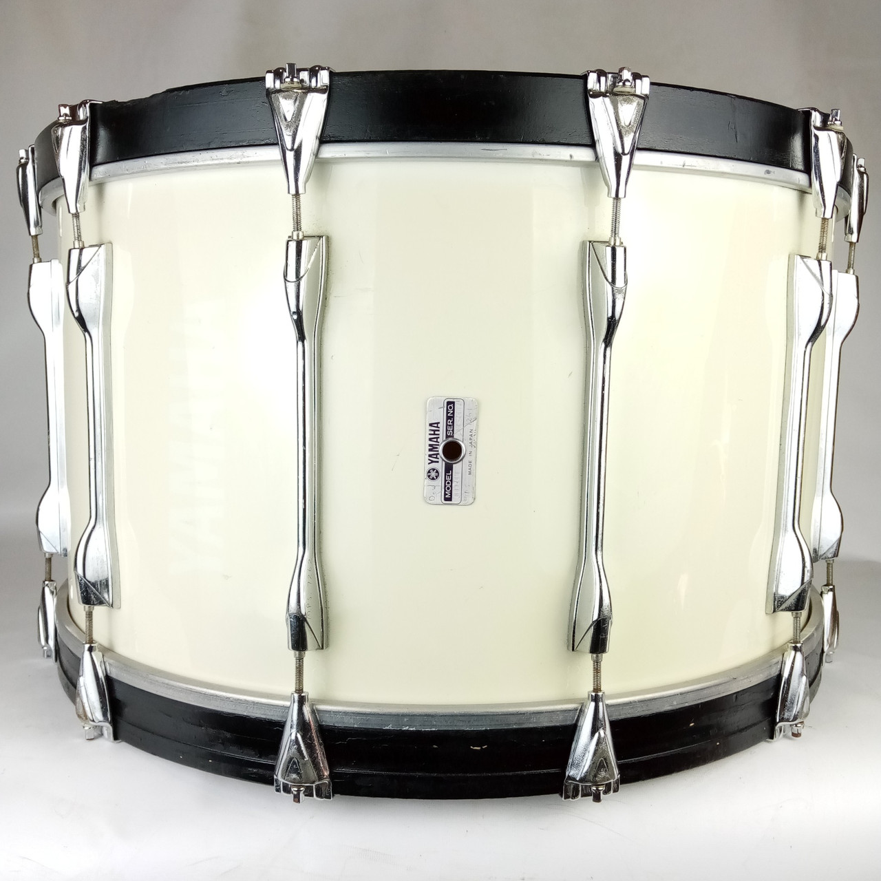 Yamaha Piano White 14x26" Bass Drum MB826U Tour Custom Model Japan Vintage 80s — main photograph