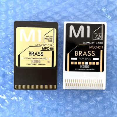 Korg MSC-011 & MPC-011 Brass for M1 M1R M1EX Made in Japan Worldwide Shipment