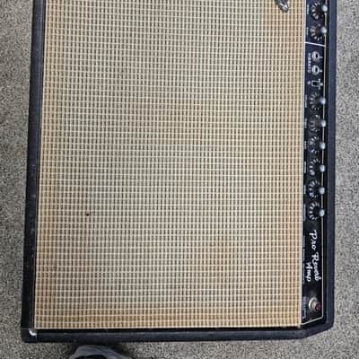 Fender Pro Reverb 2-Channel 40-Watt 2x12" Guitar Combo 1966 - Black Panel Bild 2