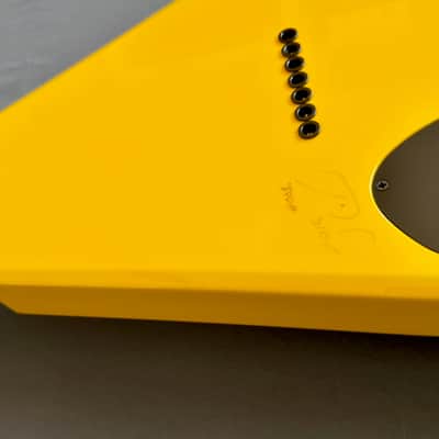 Kiesel Ultra V7 7-String Special Edition #001 McLaren Yellow – Factory Documented - Modern Flying V style image 21