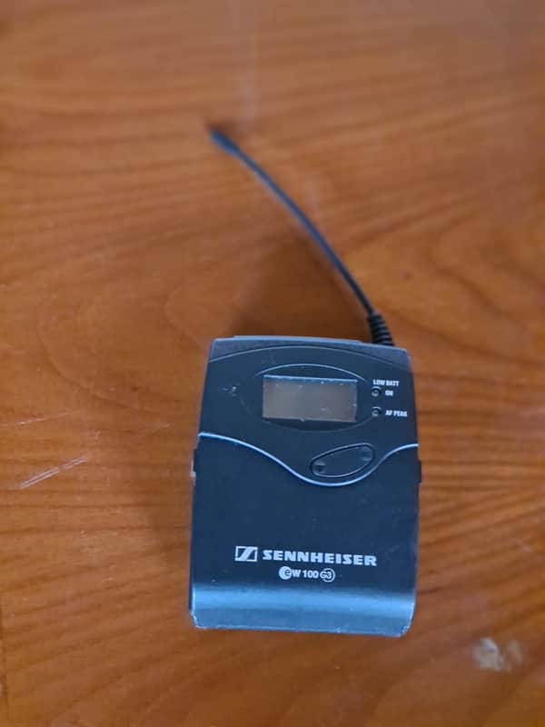 Sennheiser 🎤 Sennheiser SK 100 Bodypack Transmitter | Wireless | Black | 626–668 MHz image 1