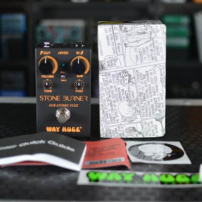 Way Huge WM81 Smalls Stone Burner Sub Atomic Fuzz 2023 - Present - Brown / Orange image 7