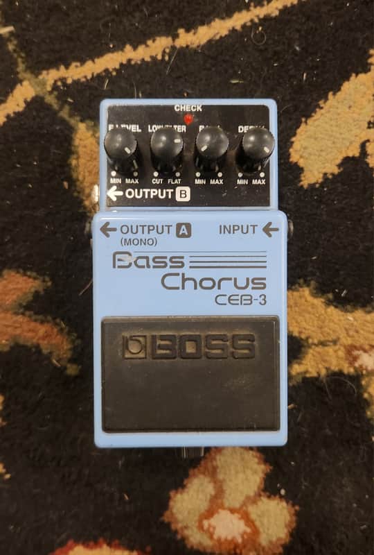 Boss CEB-3 Bass Chorus (Pink Label) | Reverb