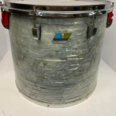 Ludwig 70's 15" and 16"  Maple Concert Toms - Sky Blue Pearl image 2