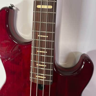 Yamaha BBPH Peter Hook Signature Super Limited Edition BB Bass, Red w/Gig Bag image 7