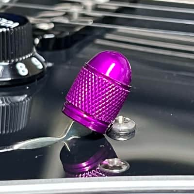 Kinnatone Stubby Purple Aluminum 3 or 5 way Blade style Switch Tip. For Strat or Tele image 4