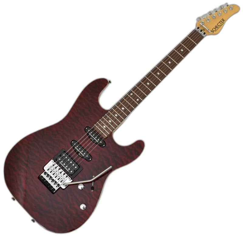Schecter CET USA Custom Shop Electric Guitar Black Cherry image 1