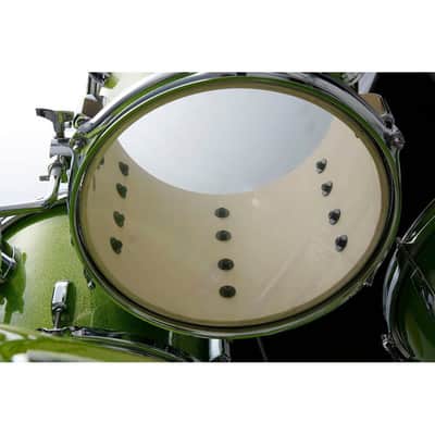 Tama Stagestar 5pc Drum Set w/22BD Lime Green Sparkle image 3