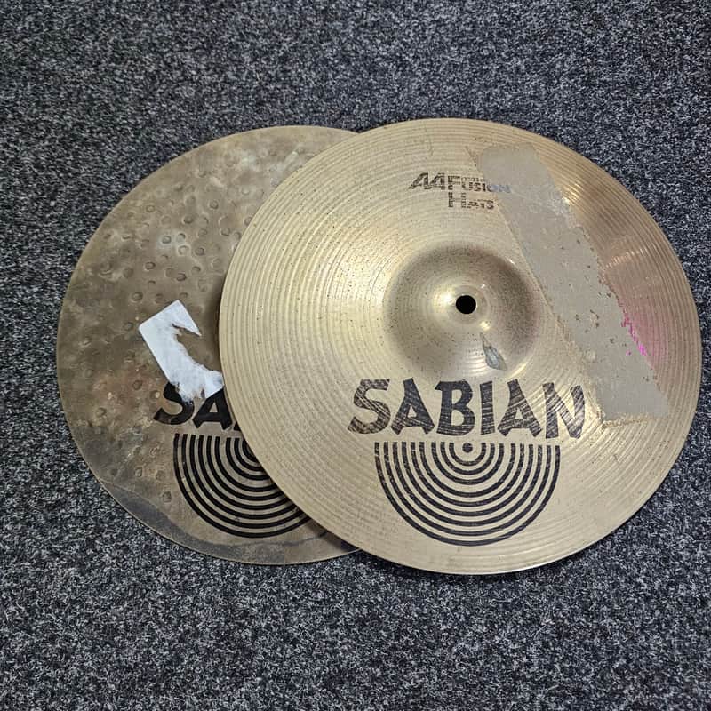 Hi-Hat Cymbals 13" Sabian AA Fusion USED! RKAA250826 image 1