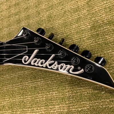 Jackson JS Series Rhoads RRV Black with White Bevels 6 String Thru image 11