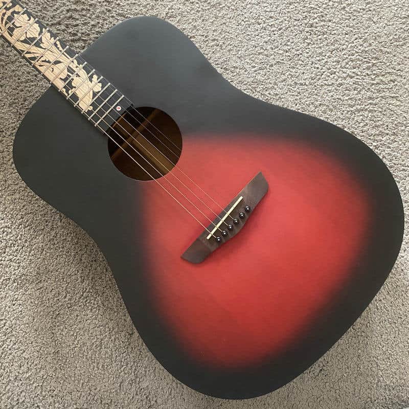 41 Inch Acoustic Guitar, Spruce Top, Mahogany Neck, Rosewood Fingerboard image 1