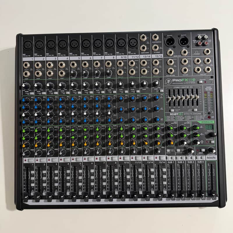 Mackie ProFX16v2 16-Channel 4-Bus Effects Mixer