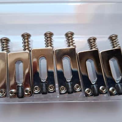Set of Graph Tech String Saver saddles PG-8001 and Fender American Standard / Series Bridge Plate image 8