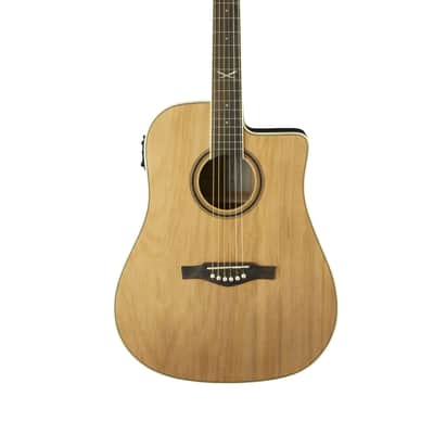 EKO Guitars NXT Series Dreadnought Cutaway Electric / Acoustic Guitar - Natural 06217005 image 1