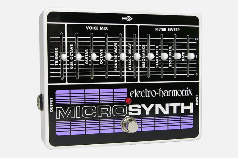 Mint ElectroHarmonix Micro Synthesizer Analog Guitar Microsynth Effect Pedal image 1