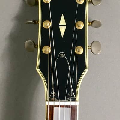 Vintage 1969 Matsumoku MIJ Aspen Single Cut Les Paul Piano Black LP Aged Gold HSC 7.1 lb image 5