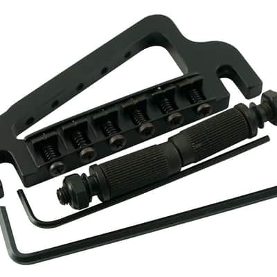 Hipshot 43100B Baby Grand 6-String Fixed Gibson Electric Guitar Bridge - BLACK image 1