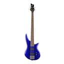 Jackson JS Series Spectra Bass JS3V 5-String, Laurel Fingerboard, Maple Neck, and Active Three-Band EQ Electric Guitar (Right-Handed, Indigo Blue)