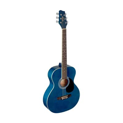 Stagg 4/4 Auditorium Acoustic Guitar - Blue - SA20A BLUE image 4