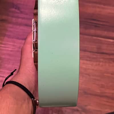 Makala Ukulele – Turquoise/Seafoam Green – Shark Bridge – Used, Good Condition image 12
