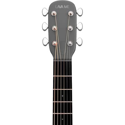 LAVA MUSIC ME 4 Carbon Fiber 36" Acoustic-Electric Guitar with Airflow Bag Regular Space Grey image 5