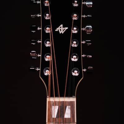 Ibanez AJ7012M1E Artwood Jumbo 12-String A/E Acoustic Guitar, Black image 9
