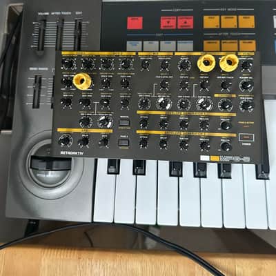 Roland JX-8P with Retroaktiv programmer