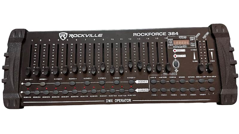 Rockville Rockforce 384 DMX Lighting Controller (Used) image 1