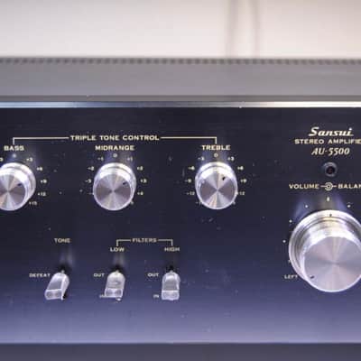 Sansui AU-5500 stereo integrated amplifier serviced, tested with phono input! image 2